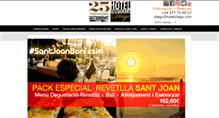 Desktop Screenshot of hotelrestaurantdiego.com